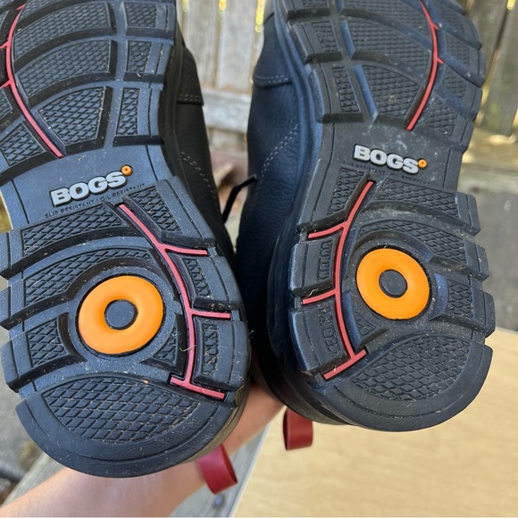 Bogs Men’s Bedrock II 6” Composite Toe Waterproof Black Leather Work Boot Sz 8 - Picture 11 of 16